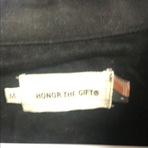 Honor The Gift Black Chore Jacket with Classic Collar - Picture 2 of 6